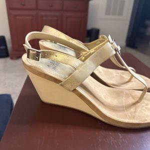 Alex Marie Burdette Thong Wedge Sandal